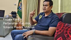 Kantah Alor Lakukan Pengukuran dan Pemecahan Bidang Tanah di Lembur Barat