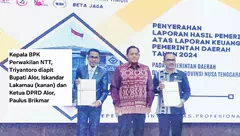 <strong>Alor dan 11 Kabupaten Lainnya Raih Opini WTP Dari BPK. Brikmar: Rekomendasi Jadi Perhatian Pemda</strong>