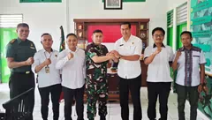 Kakantah Alor Temui Dandim 1622 Alor Terkait Sertifikasi Tanah-Tanah Kodim