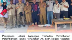 Kantah Alor Proses Penerbitan PKKPR Untuk SMAN Restorasi Aimoli