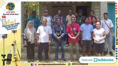 Tim Survei dan Pemetaan Kantah Alor Ukur Pemecahan Bidang Tanah di Welai Barat