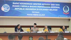 Dari Sulsel, Menteri Nusron Minta Daerah Percepat Penyelesain Persoalan Tanah dan Ruang