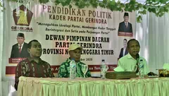 Dari Pendidikan Politik Bagi Kader Gerinda di Alor, Boli: Kader Tak Boleh Berbohong
