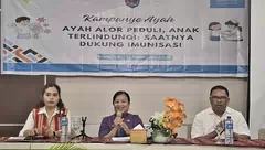 UNICEF Sponsori Kampanye Ayah Alor Peduli, Anak Terlindungi: Saatnya Dukung Imunisasi