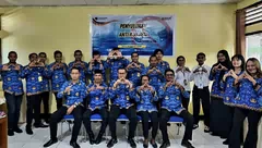 Sosialisasi Anti Korupsi di Kantah Alor, Malelak: Korupsi Itu Musuh Bersama