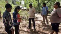 Tim Pertek Pertanahan Kantah Alor Tinjau Lokasi Pemohon Semianto Laalem di Kabola