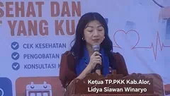 Ketua TP.PKK Alor Ajak Warga Rutin Periksa Kesehatan, Jangn Tunggu Sakit