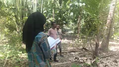 Tim Pertek Pertanahan Kantah Alor Tinjau Lokasi di Kelurahan Kabola